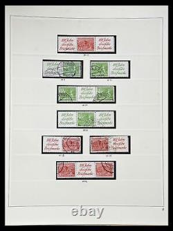 Lot 34995 Collection de timbres combinaisons de Berlin 1949-1952 dans un album. Cat. 16,600