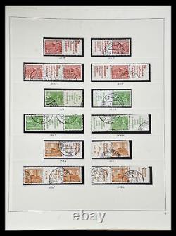 Lot 34995 Collection de timbres combinaisons de Berlin 1949-1952 dans un album. Cat. 16,600