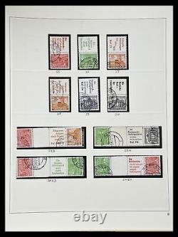 Lot 34995 Collection de timbres combinaisons de Berlin 1949-1952 dans un album. Cat. 16,600