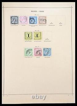 Lot 36595 Incroyable collection de timbres du monde 1840-1910 dans 2 albums Schaubek