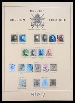 Lot 36595 Incroyable collection de timbres du monde 1840-1910 dans 2 albums Schaubek