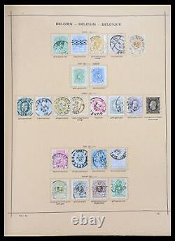 Lot 36595 Incroyable collection de timbres du monde 1840-1910 dans 2 albums Schaubek