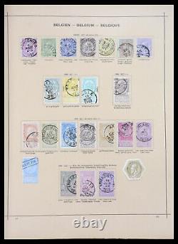 Lot 36595 Incroyable collection de timbres du monde 1840-1910 dans 2 albums Schaubek