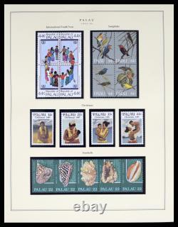 Lot 37811 Collection de timbres MNH Palau 1983-2005 dans 2 albums Scott