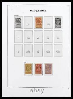 Lot 38073 Collection de timbres MNH/MH Belgique 1849-1950 dans un album de luxe Davo