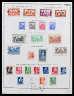 Lot 38142 MH/collection de timbres usagés colonies françaises 1888-1956 dans l'album Thiaude