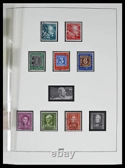 Lot 38524 Collection complète de timbres Bundespost 1949-1970 dans 2 albums Lindner