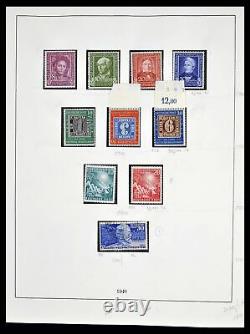 Lot 38679 Collection de timbres complète Bundespost 1949-1973 dans un album Lindner