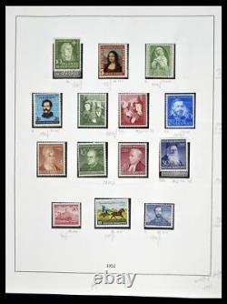 Lot 38679 Collection de timbres complète Bundespost 1949-1973 dans un album Lindner