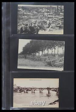 Lot 38760 Collection de couvertures de la Première Guerre mondiale 1914-1918 dans 8 albums