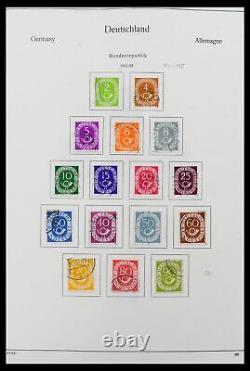 Lot 39148 Collection complète de timbres Bundespost 1949-1987 dans un album Kabe
