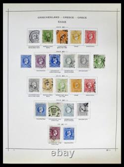 Lot 39156 Collection de timbres Grèce 1861-1996 dans un album Schaubek