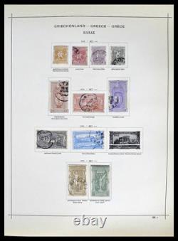 Lot 39156 Collection de timbres Grèce 1861-1996 dans un album Schaubek
