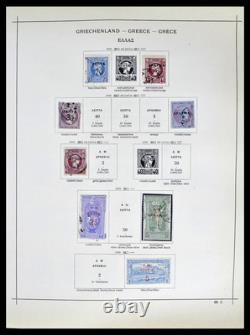 Lot 39156 Collection de timbres Grèce 1861-1996 dans un album Schaubek