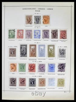 Lot 39156 Collection de timbres Grèce 1861-1996 dans un album Schaubek
