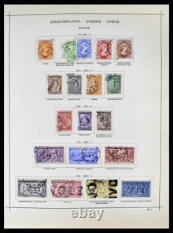 Lot 39156 Collection de timbres Grèce 1861-1996 dans un album Schaubek