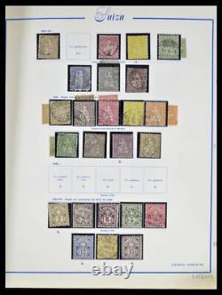 Lot 39217 Collection de timbres Suisse 1850-1986 dans l'album Majo