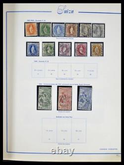 Lot 39217 Collection de timbres Suisse 1850-1986 dans l'album Majo
