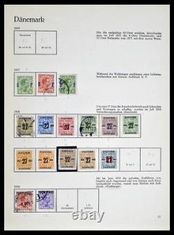 Lot 39407 Collection de timbres Danemark 1851-1969 dans l'album Behrens