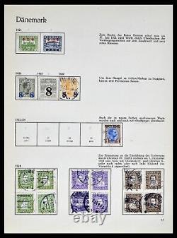Lot 39407 Collection de timbres Danemark 1851-1969 dans l'album Behrens