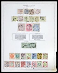 Lot 39570 Collection de timbres Grande-Bretagne 1840-1997 dans un album mondial de timbres