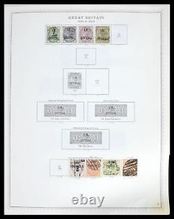 Lot 39570 Collection de timbres Grande-Bretagne 1840-1997 dans un album mondial de timbres