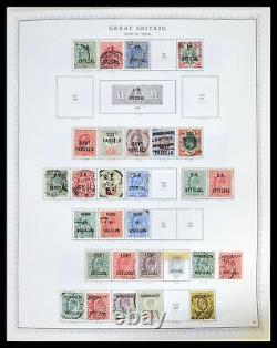 Lot 39570 Collection de timbres Grande-Bretagne 1840-1997 dans un album mondial de timbres