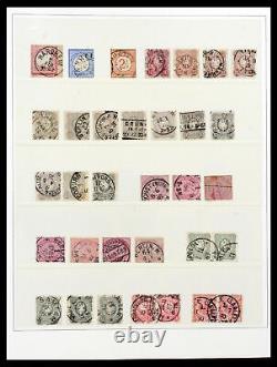 Lot 39747 Collection de timbres d'occasion Reich allemand 1872-1940 dans un album. Cat. 13000+