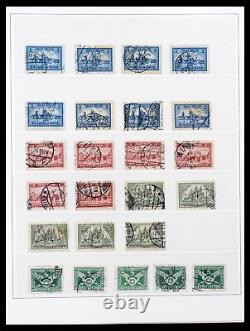 Lot 39747 Collection de timbres d'occasion Reich allemand 1872-1940 dans un album. Cat. 13000+