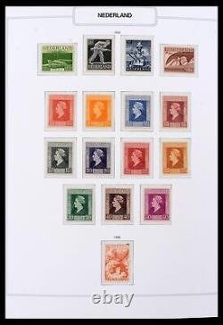 Lot 39771 Collection de timbres MNH Pays-Bas 1940-1987 dans un excellent album