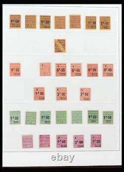 Lot 39993 Collection de timbres France colis postaux 1892-1945 dans un album Safe