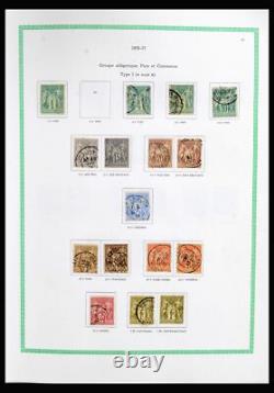Lot 40049 Collection de timbres France 1849-1971 dans album Yvert