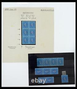 Lot 40384 Collection de timbres Sarawak 1869-1950 sur pages de stockage dans un album