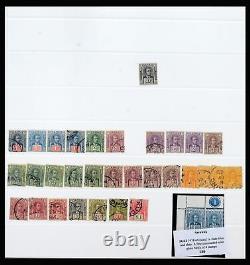 Lot 40384 Collection de timbres Sarawak 1869-1950 sur pages de stockage dans un album