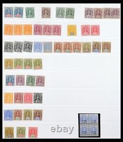 Lot 40384 Collection de timbres Sarawak 1869-1950 sur pages de stockage dans un album