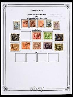 Lot 40456 Collection de timbres bien remplie Pologne 1915-1985 dans un album