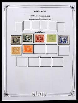 Lot 40456 Collection de timbres bien remplie Pologne 1915-1985 dans un album
