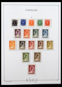 Lot 40509 Collection de timbres presque complète Curaçao 1873-1976 dans un album Kabe