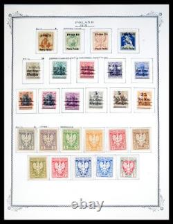 Lot 40531 Collection de timbres Pologne 1918-1979 dans un album Scott