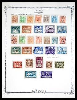 Lot 40531 Collection de timbres Pologne 1918-1979 dans un album Scott