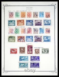 Lot 40531 Collection de timbres Pologne 1918-1979 dans un album Scott