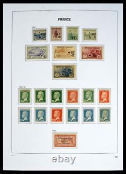 Lot 40572 Collection de timbres presque complète France 1900-1955 dans un album Davo luxe