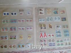 Lot - Centaines de nos timbres américains de collection uniques et quelques feuilles. Tous MNH et manches