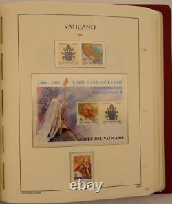 Lot De 3 Albums De Timbres De Phares Rouges, Vatican, I, II, 1929-2008 Avec Étuis