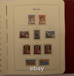 Lot De 3 Albums De Timbres De Phares Rouges, Vatican, I, II, 1929-2008 Avec Étuis