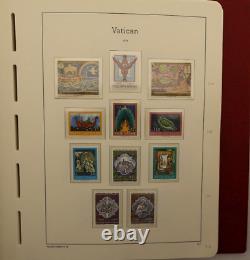 Lot De 3 Albums De Timbres De Phares Rouges, Vatican, I, II, 1929-2008 Avec Étuis