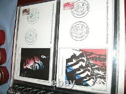 Lot De 4 Albums Enveloppes Premier Jour Timbres Déco & Collection
