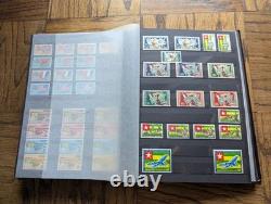 Lot de 1429 Timbres Drapeaux du Monde Emblèmes Vexillologie Collection de Timbres Album Lot 2