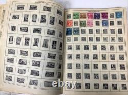 Lot de classeurs de timbres H. E. Harris vintage, bien remplis, collection mondiale - IMMENSE LOT