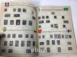 Lot de classeurs de timbres H. E. Harris vintage, bien remplis, collection mondiale - IMMENSE LOT